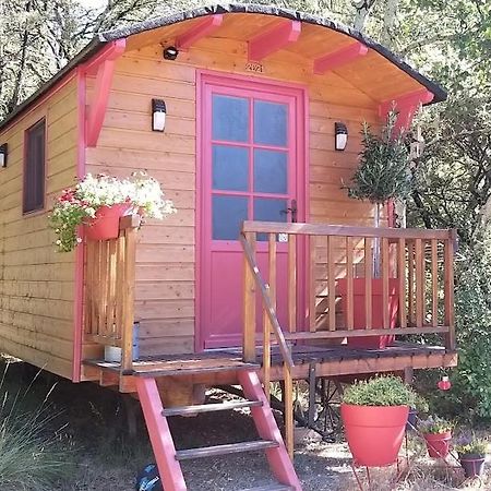 Roulotte Romantique Chauffee En Cevennes Monteils  외부 사진